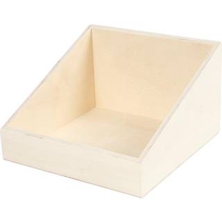 Elegant displaykasse med skråsider - 12 cm høj