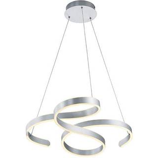 Design hængende lampe grå inkl. LED 3-trins dæmpbar - Frank