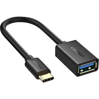 Ugreen USB-A 3.0 (hun) til USB-C 3.0 (han) OTG-adapter - sort