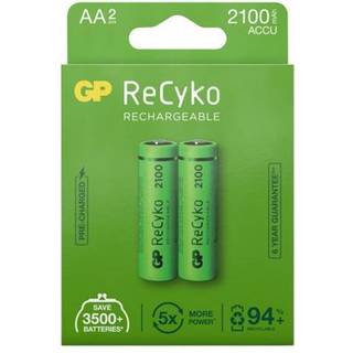 GP ReCyko NiMH 2100mAh AA 2-pak (PB)