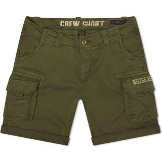 ALPHA INDUSTRIES Herren Hosen grün Slim Fit