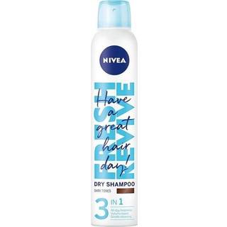 Nivea Fresh Revive Tørshampoo til maksimal volumen Dark Tones 200 ml - 200 ml