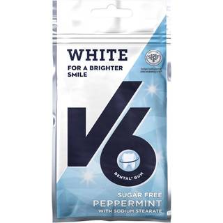 V6 Tyggegummi White Peppermint Pose 30g