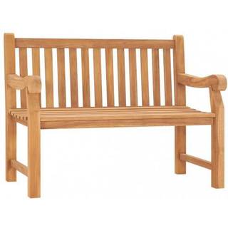 havebænk 114 cm massivt teaktræ