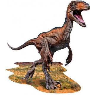 Madd Capp Raptor 100 brikker puslespil for 6 ?r og opefter - 4016 - Unik dyreformet kantplakatst?rrelse, n?r den er f?rdig Overdimensionerede pus