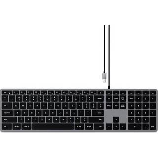 Satechi Slim W3 - Tastatur - Nordisk - Grå