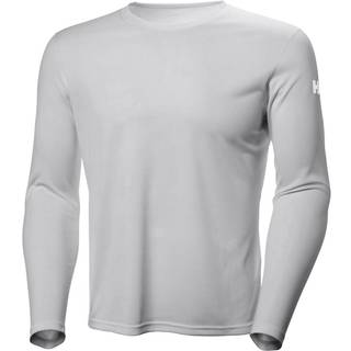 Helly Hansen M Tech Crew Long Sleeve Light Grey S