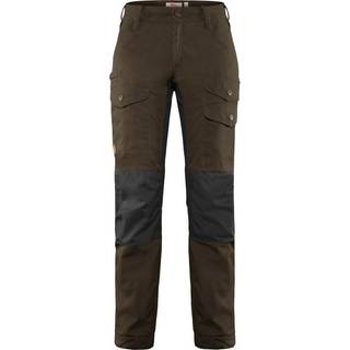 Fjällräven Women's Vidda Pro Ventilated Trousers Short Dark Olive, 46 Regular