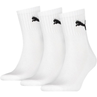 Puma 3-pak Short Crew Unisex Socks - Black/Blue - Str 43/46