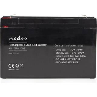 Genopladeligt blybatteri 6V - 10.000 mAh