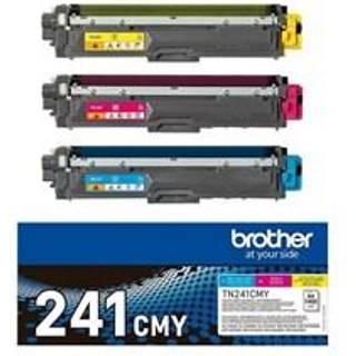 Brother TN241CMY / TN241 CMY 3-Pack Yellow Cyan Magenta Toner - Lasertoner Cyan