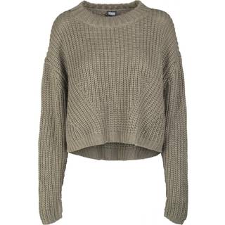 Urban Classics Dame Bred Oversize Sweater Oliven
