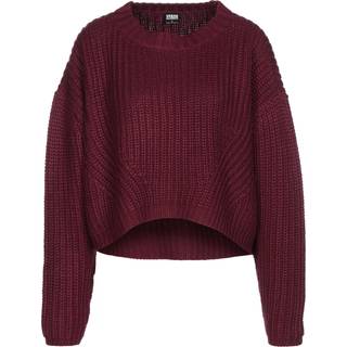 Urban Classics Dame Bred Oversize Sweater Cherry