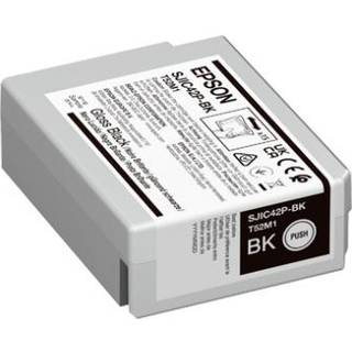 Epson SJIC42P-BK - black - original - ink cartridge - Blækpatron Sort
