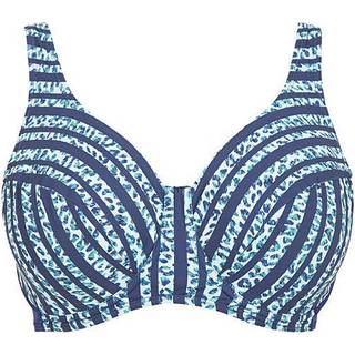 Miss Mary Bondi Underwire Bikini Bra - Blue Pattern - C 85