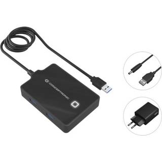 Conceptronics - hub USB hub - Sort
