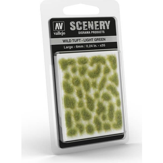 Vallejo Wild Tuft - Light Green 6 mm. [Levering: 1-2 dage]