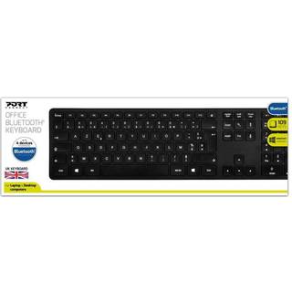 PORT Designs PORT Connect - keyboard and mouse set - QWERTY - UK Input Device - Tastatur & Mus sæt - Engelsk - UK - Sort