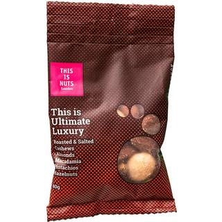 This is nuts 10 x Nøddeblanding Ultimate Luxury 40 g