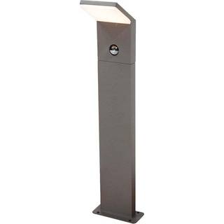 Lucande LED-gadelampe Nevio, sensor, 60 cm, antracit