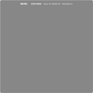 Nisi Square Filter 150X150mm IRND 64 6Stops