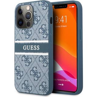 Guess 4G Stripe cover (iPhone 13/13 Pro) - Svart