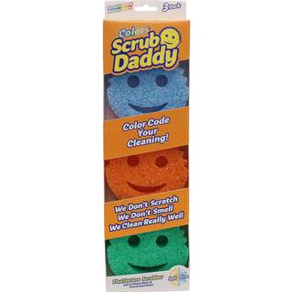 Rengøringssvamp Colour 3-pack Scrub Daddy Blandede farver