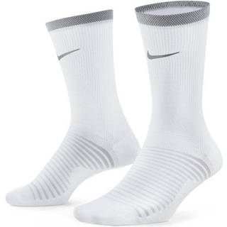 Nike Spark Lightweight Crew Socks Str. M 41-43 - Hvid, Letvægts Løbestrømper