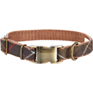 Barbour Herren Hundehalsband grün Kariert