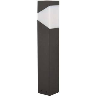 Lucande Kiran sokkellampe, 60 cm, sensor, grå, IP44, E27