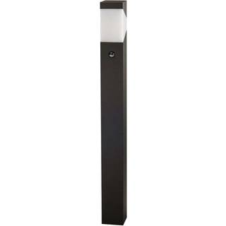 Lucande vejlampe Kiran, 100 cm, sensor, grå, IP44, E27