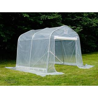 Polytunnel Drivhus, 2,4x2,4x2m, PE, 5,7m², Transparent