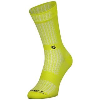 SCOTT Performance Crew cykelstrømper sulphur yellow - Strømpe str. 42-44