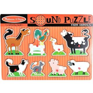 Melissa & Doug - Puslespil med lyd, Bondegårdsdyr