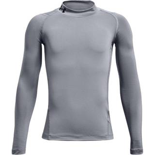 HeatGear Boys' Mock Long Sleeve Steel / Black YSM (127 - 137 cm)