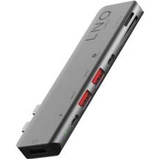 LINQ 7-in-2 Pro Multiport Adapter 4K HDMI (with Thunderbolt Pass-Through)