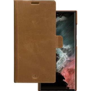 Samsung Galaxy S22 Ultra dbramante1928 Lynge Ægte Læder Magnet Flip Cover - Sort