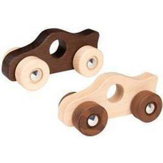 Goki Wooden Push Figure Race Car