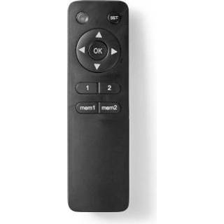 Nedis - Erstatnings Fjernbetjening | Egnet til: TVCM5830BK / TVSM5830BK / TVSM5831BK / TVSM5840BK / TVSM5850BK / TVWM5850BK / TVWM5860BK / TVWM5880BK | Fast | 1 Enhed | Klar layout | Radiofrekvens | Sort - TVMTRC5800BK