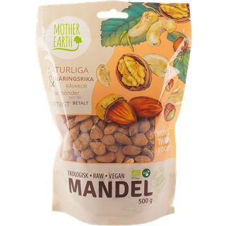 Mother Earth Mandler Premium Raw & Øko, 500 g
