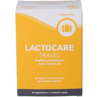 Lactocare Travel 60 tyggetabletter