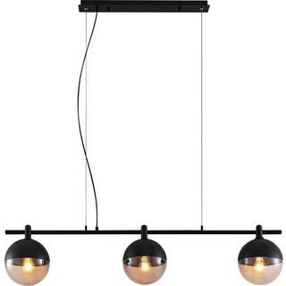 Lucande Dustian pendellampe, 3 lyskilder, 124 cm