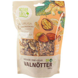 Mother Earth Valnødder Premium Raw & Øko, 350 g