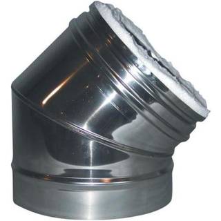 6" Metalbestos Multi50 vinkelstykke 45° Ø150