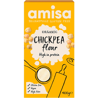 Kikærtemel fint glutenfri Økologisk - 400 gram - Amisa