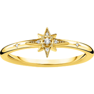 Thomas Sabo TR2317-414-14 Ring für Damen Stern goldfarben