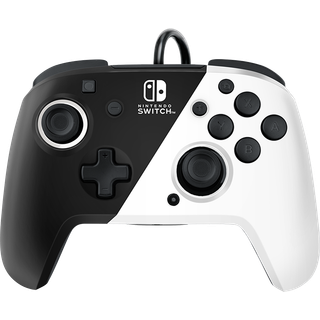 PDP Nintendo Switch Faceoff Deluxe Controller + Audio Wired - Black & White - Wired Tilbehør til spillekonsol - Nintendo Switch