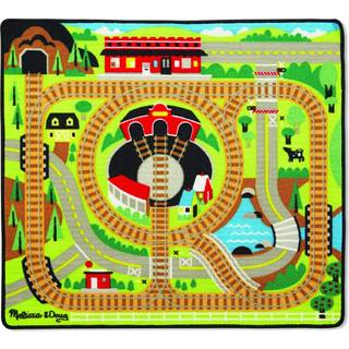 Legetæppe - Togbane inkl. 3 togvogne - Melissa & Doug