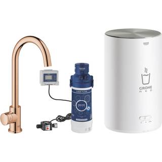 Grohe Red II Mono C vandhane med kogende vand (warm sunset)