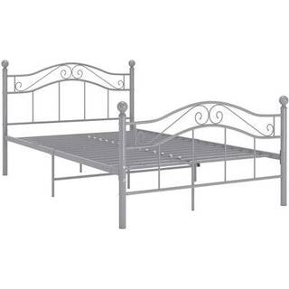 sengestel 120x200 cm metal hvid